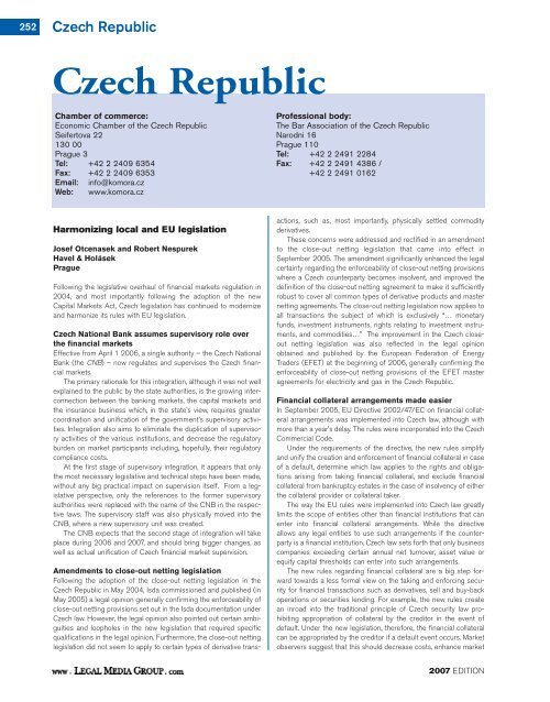 Peterka & Partners Capital City of Prague, Czech Republic Office