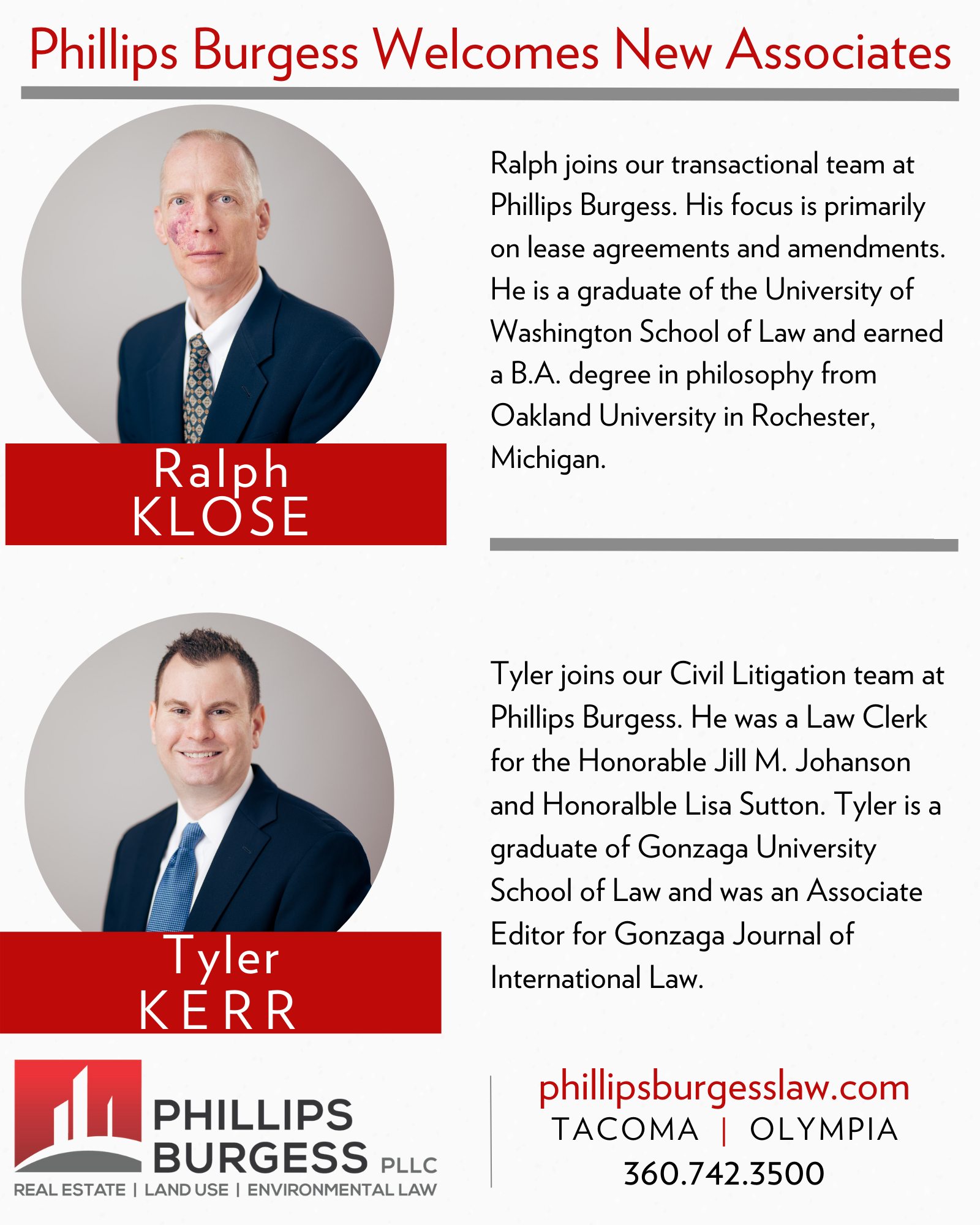 Phillips Burgess PLLC Olympia, WA Office