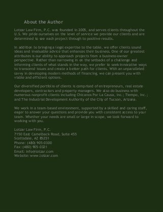 Lotzar Law Firm, PC Scottsdale, AZ Office