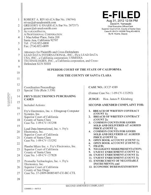 AlvaradoSmith Santa Ana, CA Office