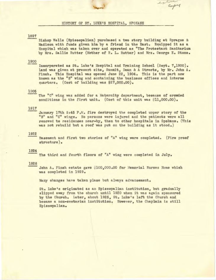 Wells St. John P.S Spokane, WA Office