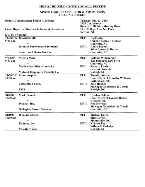 Stiles Byrum & Horne, LLP Charlotte,  Office