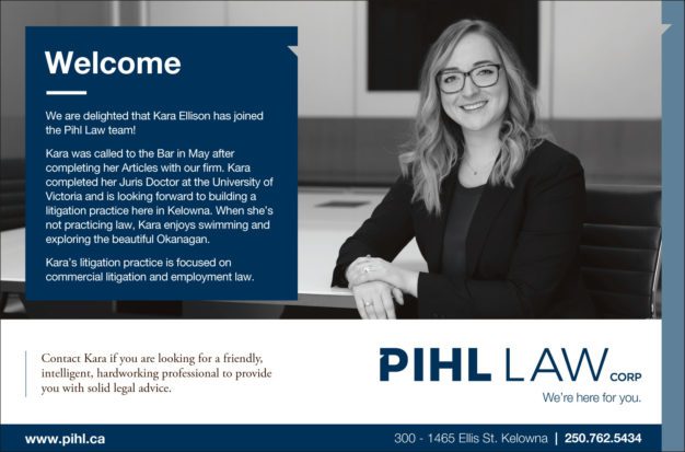 Pihl Law Corporation Kelowna, Canada Office