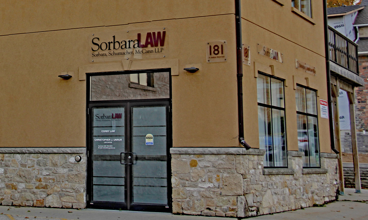 Sorbara, Schumacher, McCann LLP Waterloo, Canada Office