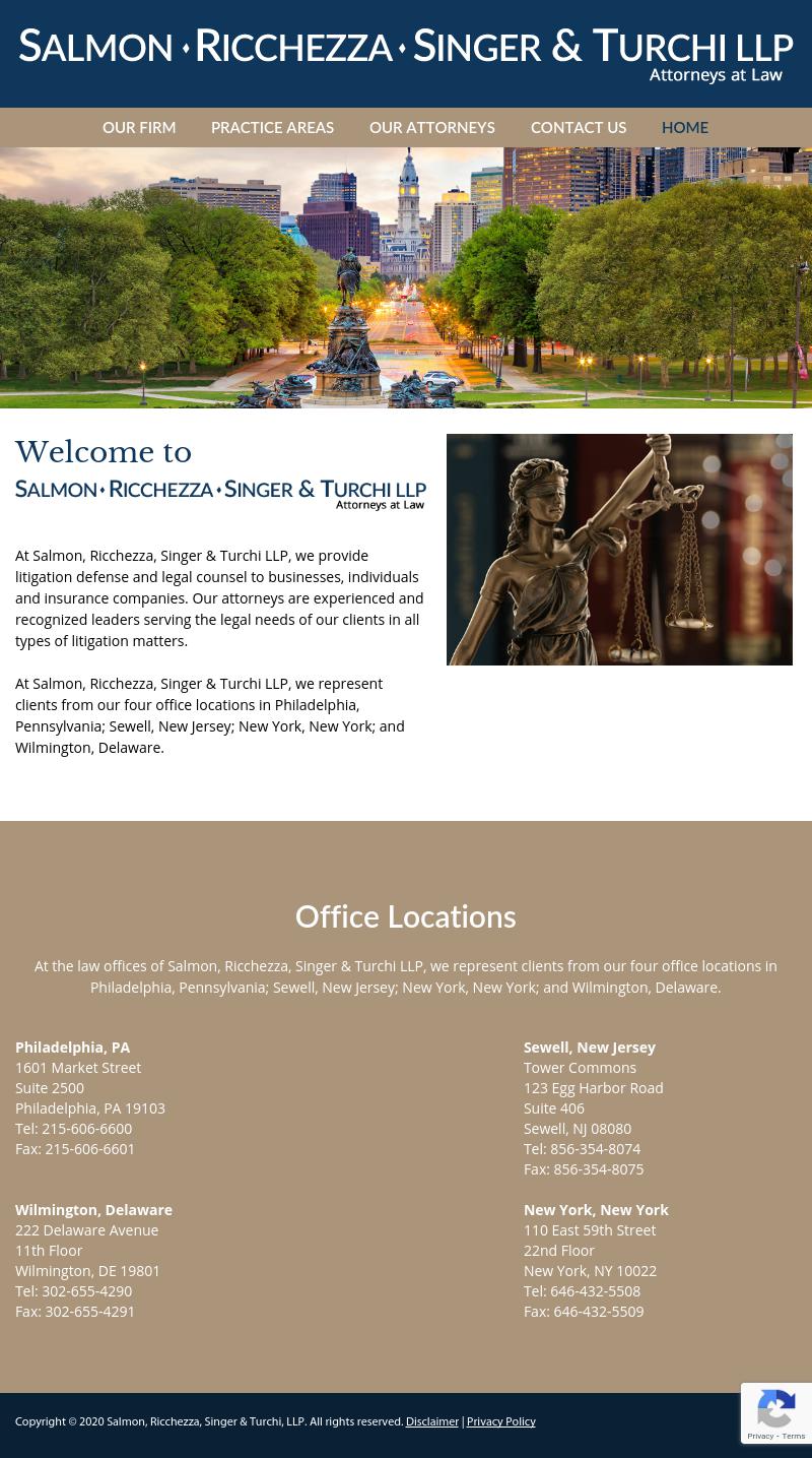 Salmon, Ricchezza, Singer & Turchi, LLP Sewell, NJ Office