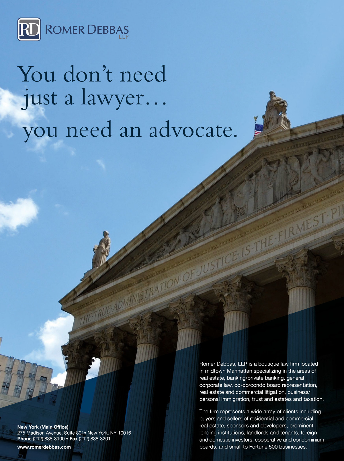 Romer Debbas, LLP New York City, NY Office