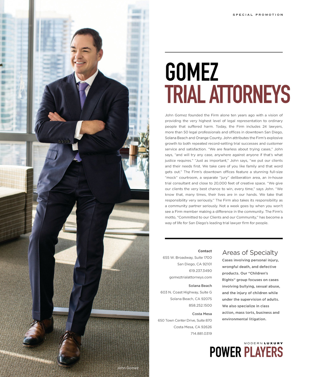 Gomez Trial Attorneys, Accident & Injury Lawyers Solana Beach, CA Office