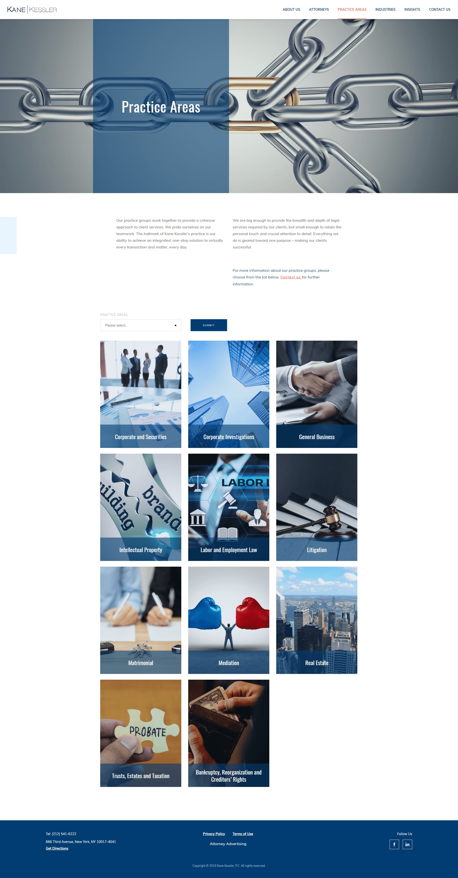 Kane Kessler, P.C New York City, NY Office