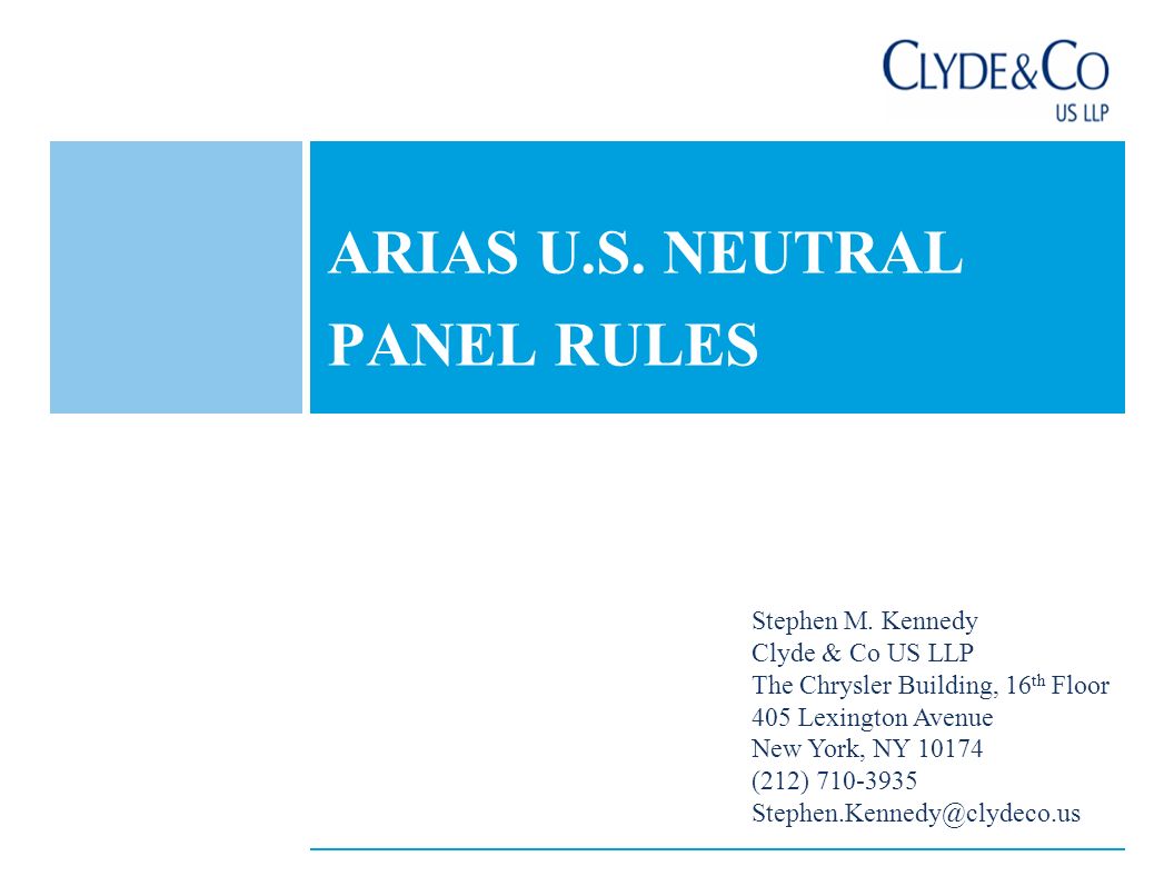 Clyde & Co LLP New York City, NY Office