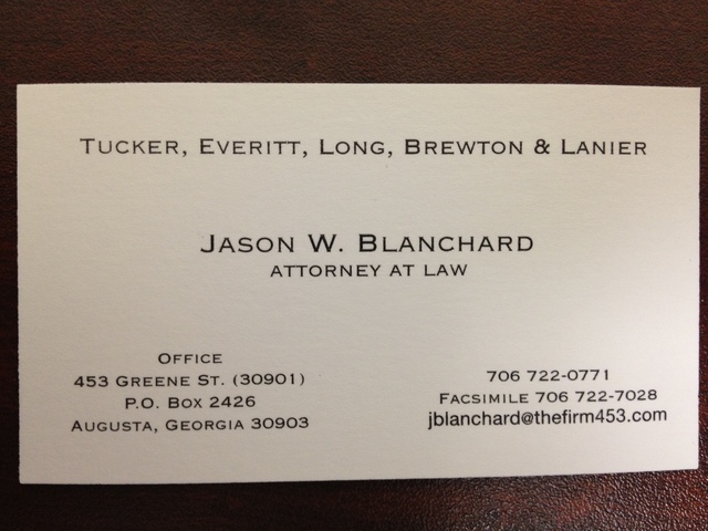 Law Offices of Tucker Long Augusta, GA Office