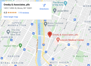 Oresky & Associates, Pllc Bronx,  Office