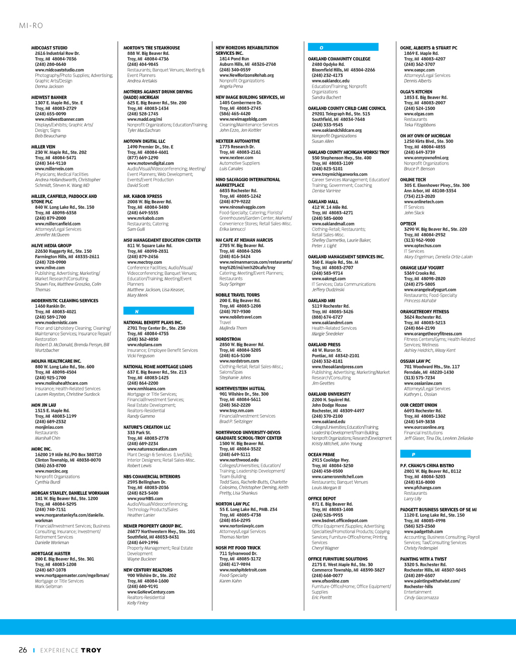 Miller, Canfield, Paddock and Stone, P.L.C Troy, MI Office