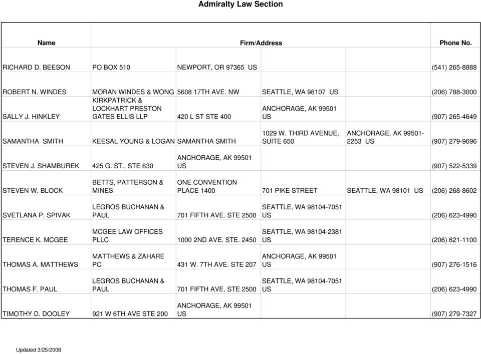 Legros Buchanan & Paul Anchorage, AK Office