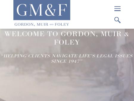 Gordon, Muir and Foley, LLP Hartford, CT Office
