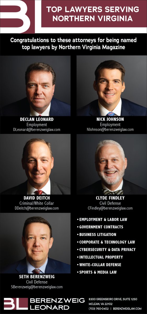 Berenzweig Leonard LLP McLean, VA Office