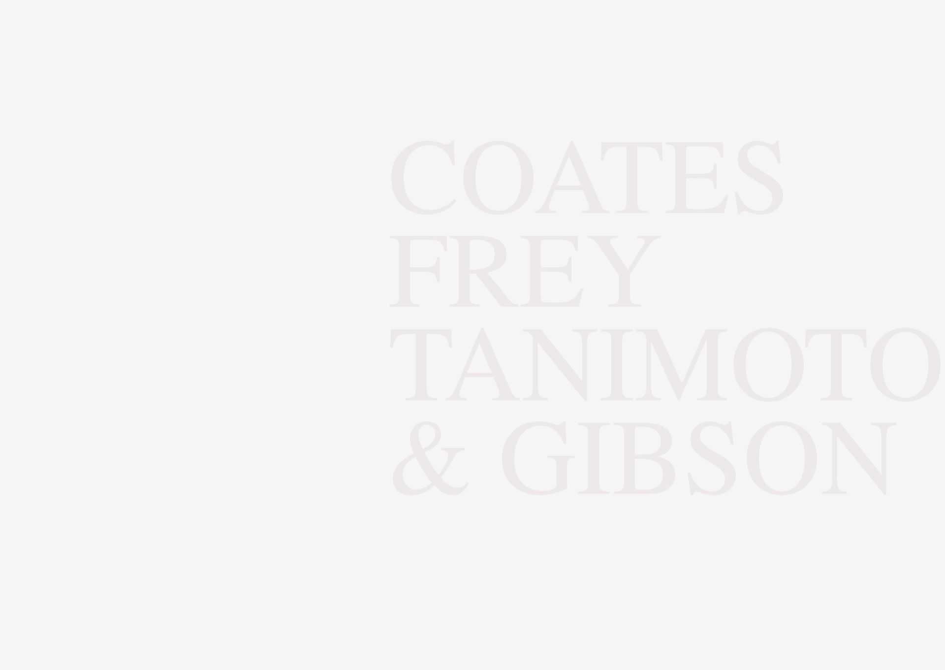 Coates Frey Tanimoto & Gibson, AAL, LLLC Honolulu, HI Office