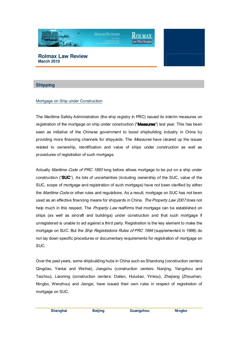 Rolmax Law Office Shanghai, China Office