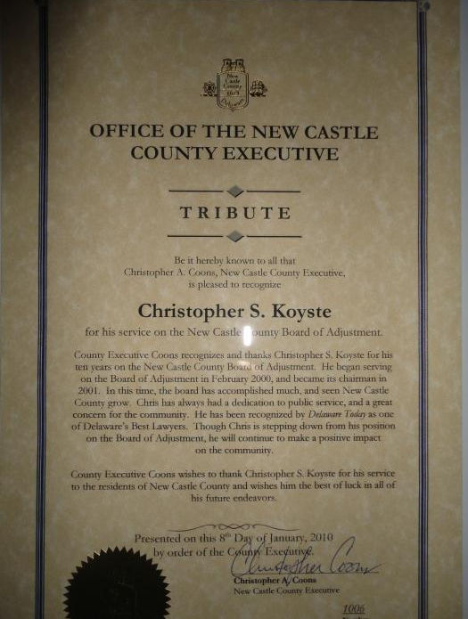 Law Office of Christopher S. Koyste, LLC Wilmington,  Office