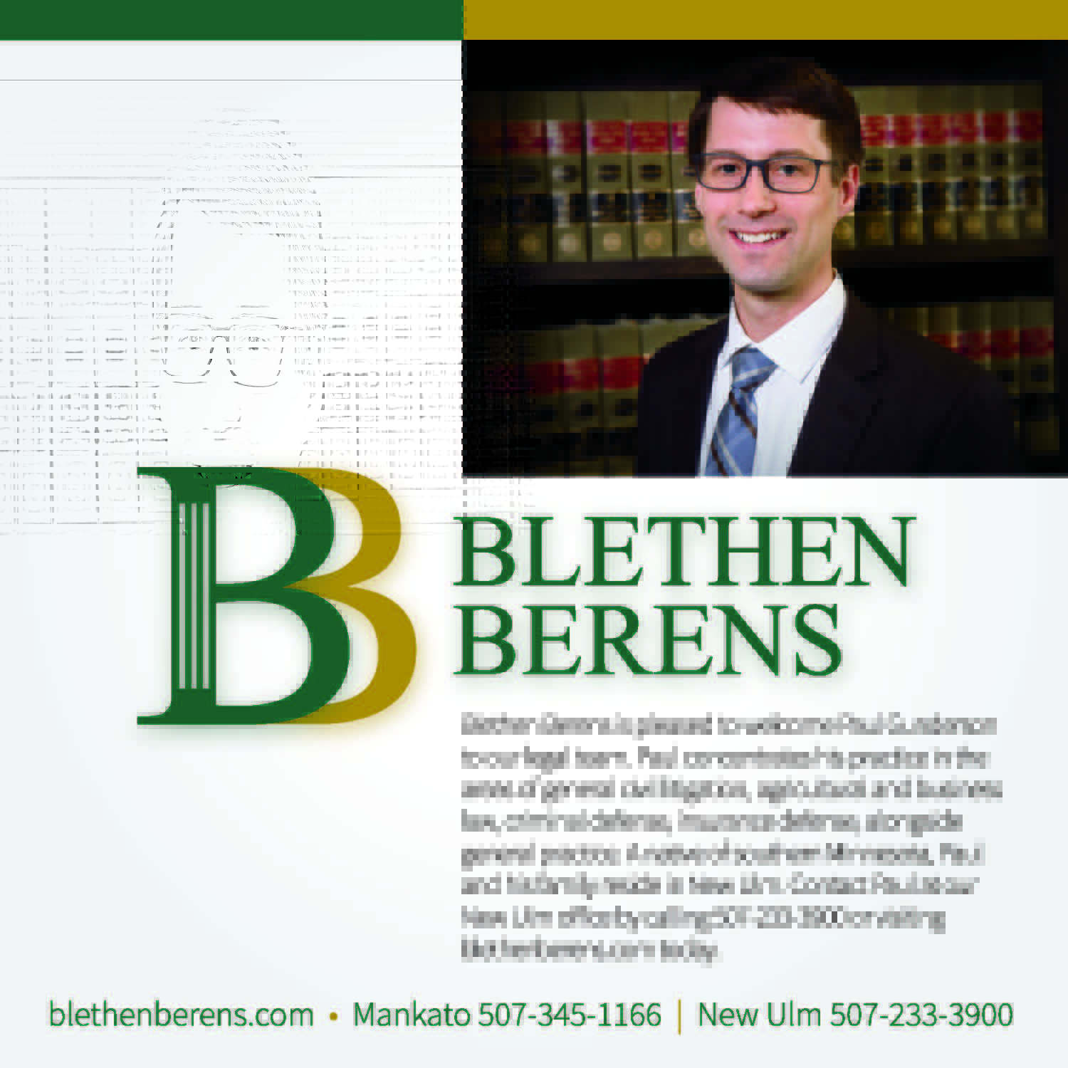 Blethen Berens New Ulm, MN Office