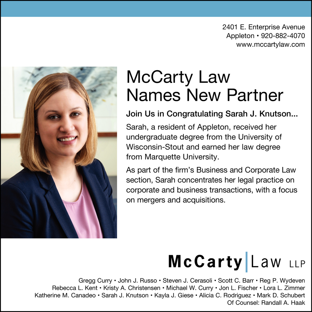 McCarty Law LLP Appleton,  Office