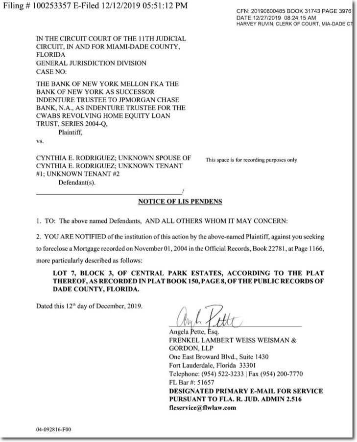 Frenkel Lambert Weiss Weisman & Gordon, LLP Fort Lauderdale, FL Office