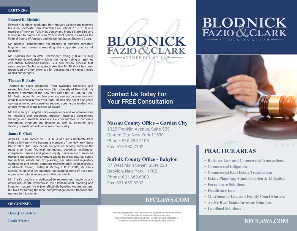 Blodnick Fazio & Clark Garden City, NY Office