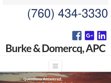 Burke & Domercq, APC Carlsbad, CA Office