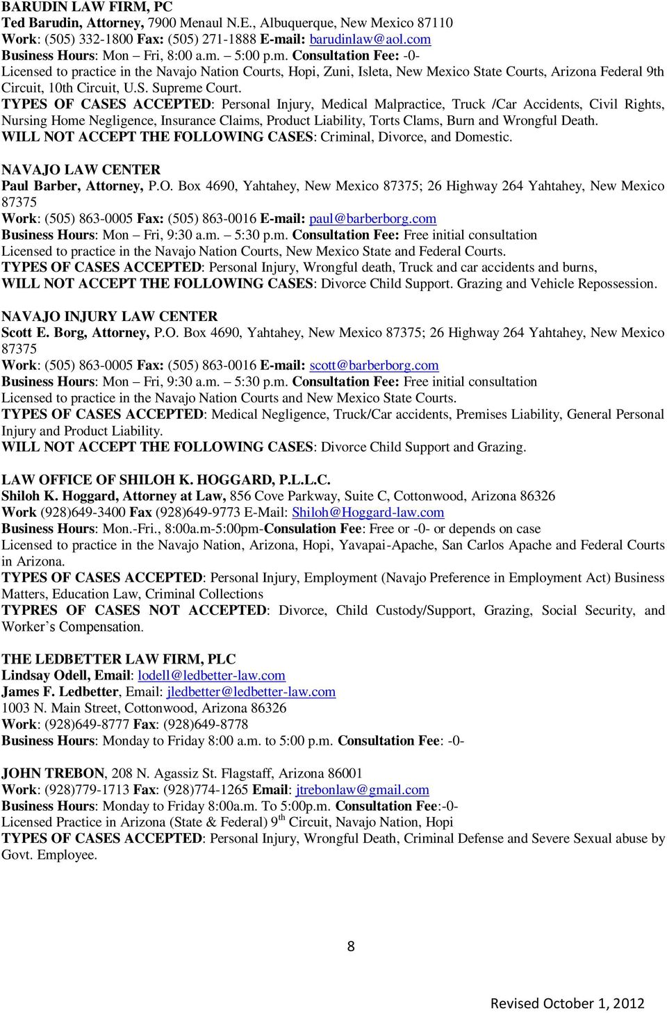 The Ledbetter Law Firm, P.L.C Cottonwood, AZ Office